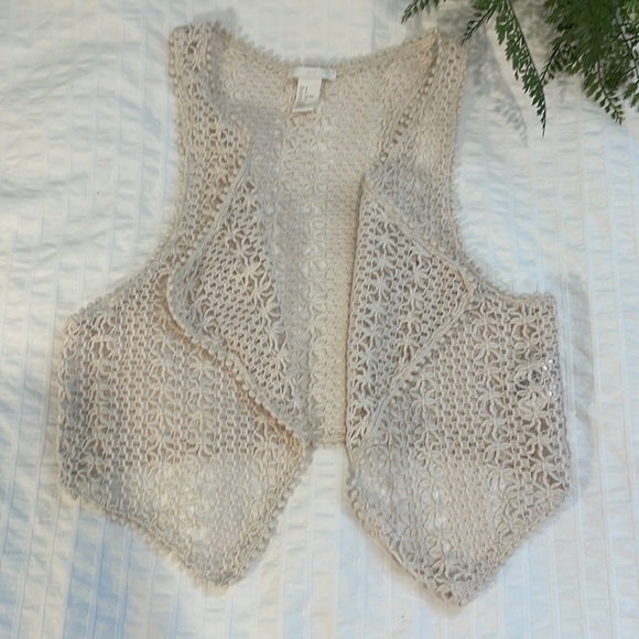 BOHO crocheted vest H&M - Picture 2 of 8